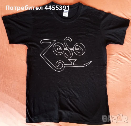 Тениска на Jimmy Page (група Led Zeppelin)