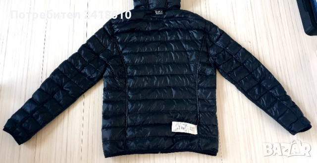 Emporio Armani EA7 Mens Down Jacket Slim Fit Size L ОРИГИНАЛ! Мъжко Олекотено пухено Яке!, снимка 2 - Якета - 52215071