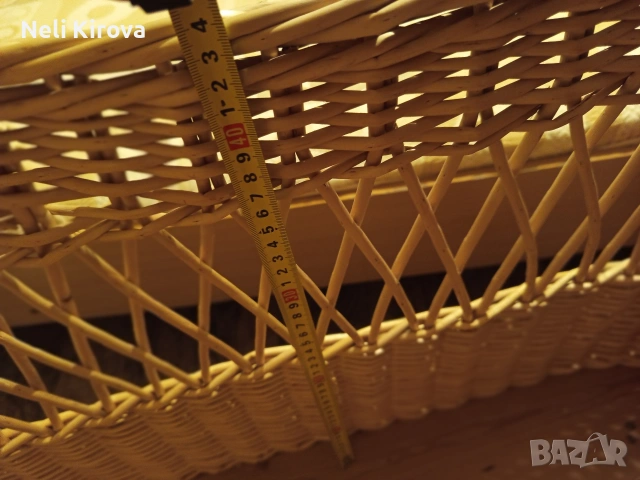  Естествен плетен бебешки кош , снимка 3 - Бебешки легла и матраци - 53888856