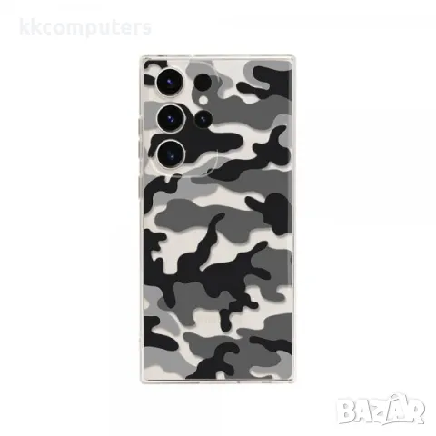 Калъф силикон ART Камуфлаж за Samsung Galaxy S24 Plus / Прозрачен / Баркод : 3130233, снимка 2 - Калъфи, кейсове - 47776986