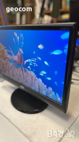 19" AOC 1950W HD монитор (1366x768,5ms,D-SUB,DVI-D,SPK), снимка 2 - Монитори - 50678902