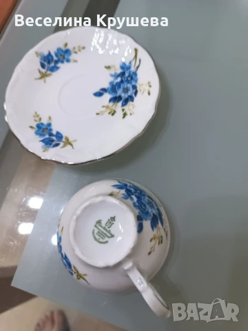 5 броя чашки за кафе с чинийка, снимка 4 - Чаши - 50827636