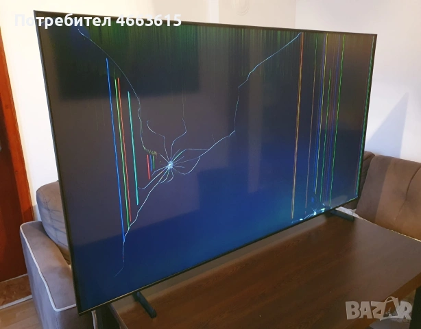 Телевизор - SAMSUNG 65 ИНЧА - QLED - Smart - 4K - Ultra HD ! , снимка 3 - Телевизори - 53153515