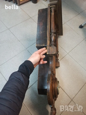 Антикварен стенен часовник с термометър и барометър Japy Freres 1920 год., снимка 7 - Антикварни и старинни предмети - 54207055