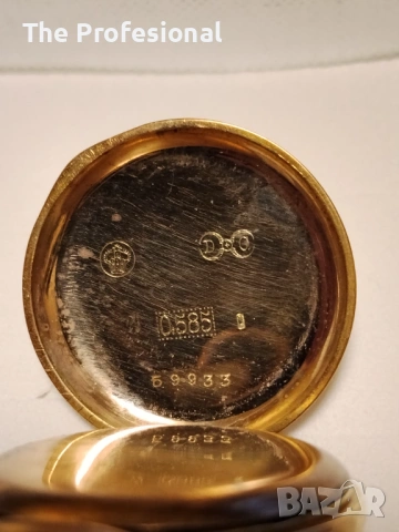 Златен часовник., снимка 3 - Антикварни и старинни предмети - 53285969