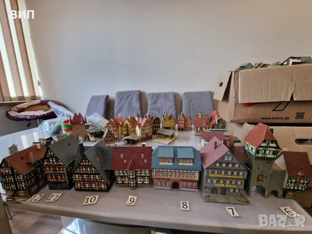 Сгради N, за ЖП моделизъм, някои са с дребни липси и забележки., снимка 2 - Колекции - 49979206