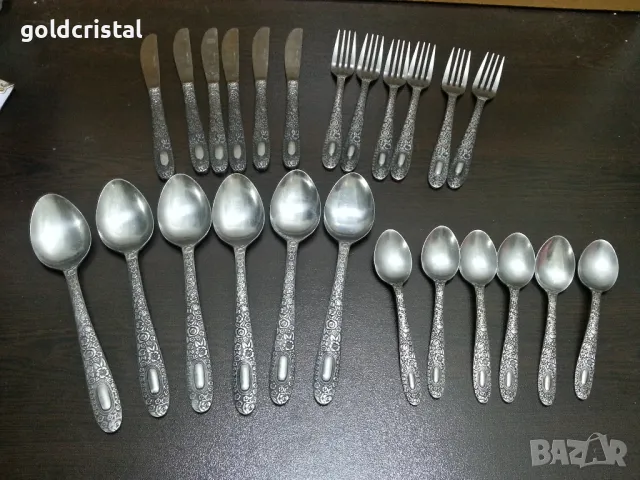 Ретро немски прибори за хранене вилици лъжици ножове и лъжички 