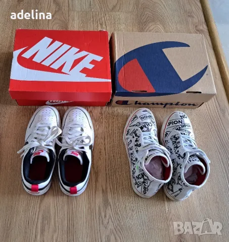 Сникърси Nike и Champion, 35 номер , снимка 2 - Детски маратонки - 47473683