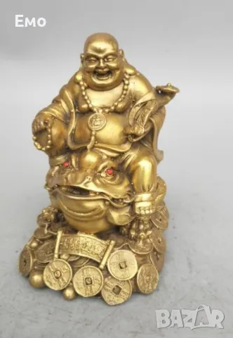 Статуетка "Смеещият се Буда", снимка 2 - Статуетки - 48753971