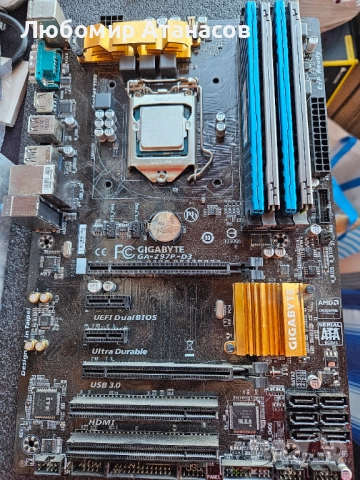 Продавам дъно Gigabyte GA-Z97P-D3, процесор I5 4690K и 16Gb рам, снимка 1