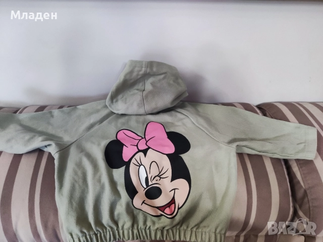 Бебешко пролетно/есенно яке 9-12 месеца, снимка 2 - Комплекти за бебе - 51995263