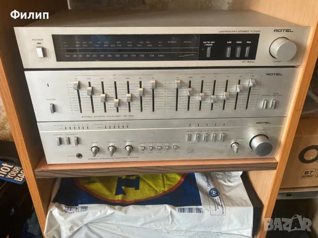 Rotel RA 550, RE 500, RT 820 L, снимка 9 - Ресийвъри, усилватели, смесителни пултове - 47874312