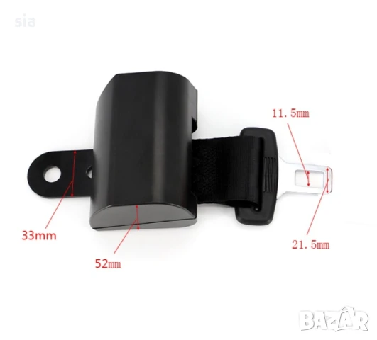 Предпазен колан за автомобил/автобус/микробус, 1бр, снимка 4 - Аксесоари и консумативи - 40664325