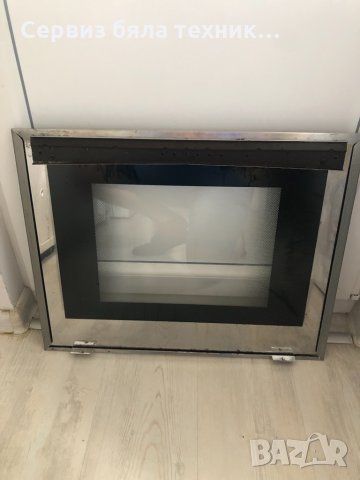  Продавам отлично запазено предно стъкло с дръжката за готварска печка за вграждане ZANUSSI, снимка 2 - Печки, фурни - 30547545