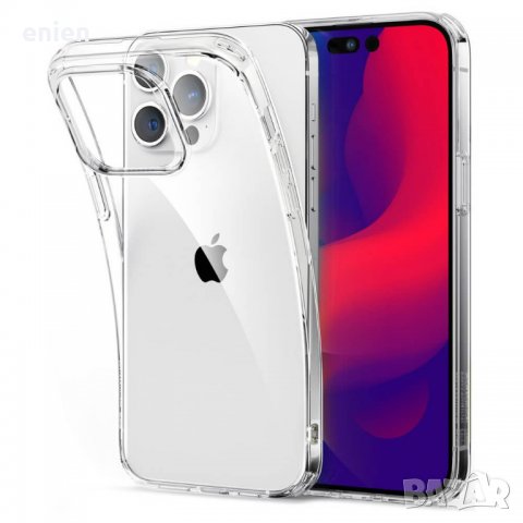 Тънък силиконов кейс за iPhone 14 PRO / прозрачен