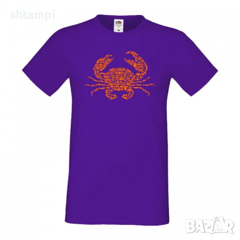 Мъжка тениска Crab,Животно Рак,Изненада,Подарък,Празник , снимка 13 - Тениски - 36813337