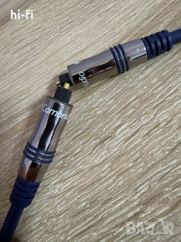 Cambridge Audio Optical Digital Toslink Cable / Оптичен аудио кабел, снимка 6 - Ресийвъри, усилватели, смесителни пултове - 55833058