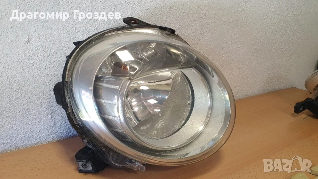 Оригинален десен фар за FIAT 500 / Фиат 500, снимка 3 - Части - 50545370