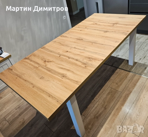 Трапезна маса Markskel 90*150/193/, снимка 3 - Маси - 52358369