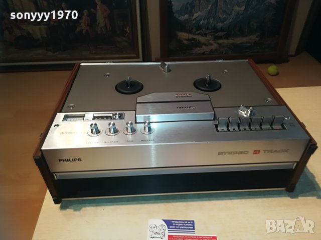 PHILIPS-4404 СТЕРЕО РОЛКОВ МАГНЕТОФОН, снимка 5 - Аудиосистеми - 29113206