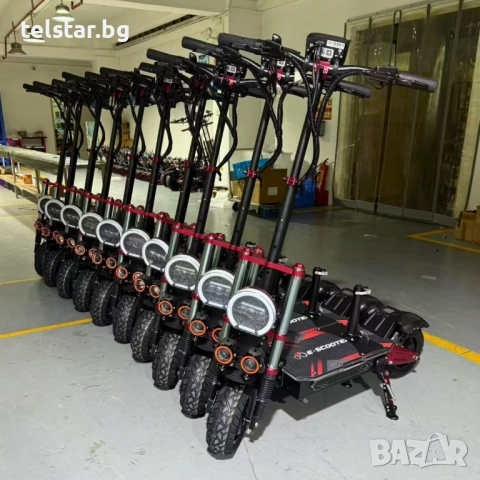 Електрическа тротинетка TELSTAR 11+ S-5 Pro 67.2V 38Ah с два двигателя 2x3000W 92 км/ч, снимка 17 - Мотоциклети и мототехника - 52429523