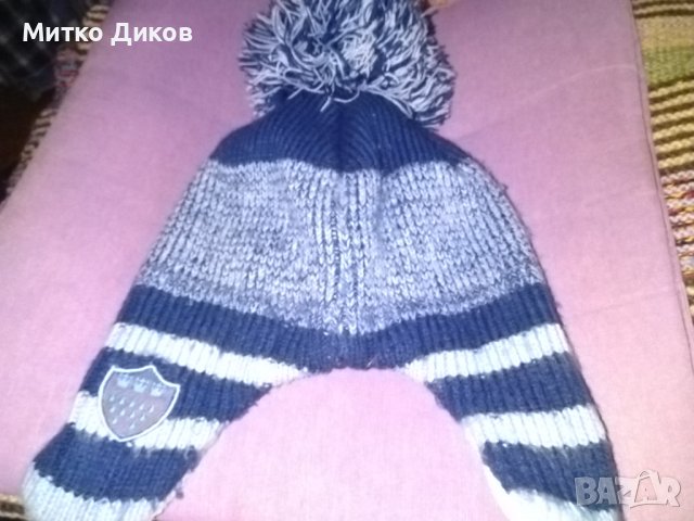 Зимна шапка с пискюл и вързанки на Кьолн, снимка 7 - Футбол - 39097529