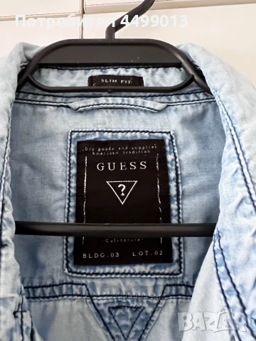 Мъжка риза Guess, снимка 2 - Ризи - 50621794
