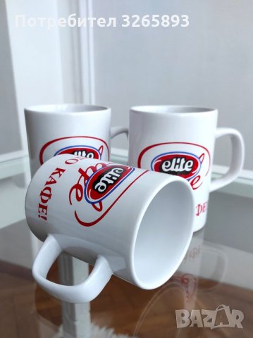 *НОВО* Комплект Порцеланови Чаши Elite Cafe