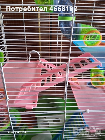 Голяма клетка за хамстери употребявана, снимка 2 - Хамстери - 52649981
