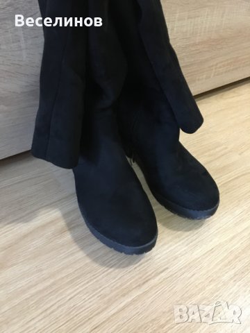 Удобни дамски ботуши тип чизми, снимка 8 - Дамски ботуши - 38826074