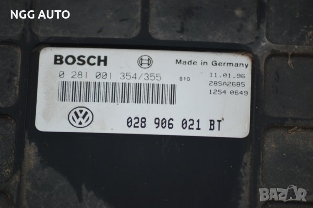 Компютър Двигател SEAT TOLEDO 1.9 TDI 1Z AHU, 028 906 021 BT, BOSCH 0281001354/355, снимка 4 - Части - 39760718