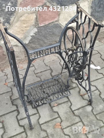Крака за машина SINGER, снимка 8 - Антикварни и старинни предмети - 53335983