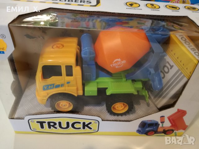 Камион бетоновоз за сглобяване с отверка, снимка 2 - Коли, камиони, мотори, писти - 31089962