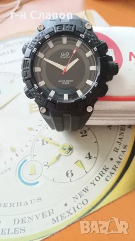 Мъжки часовник Q&Q (Citizen watch)! Водоустойчивост 10 ATM! произведен от Citizen Watch Co., Ltd. , снимка 3 - Мъжки - 50375210