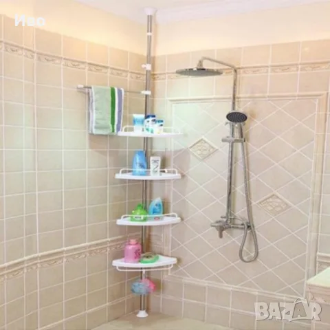 Етажерка за баня – ъглова, телескопична – 35 €, снимка 7 - Етажерки - 56047492