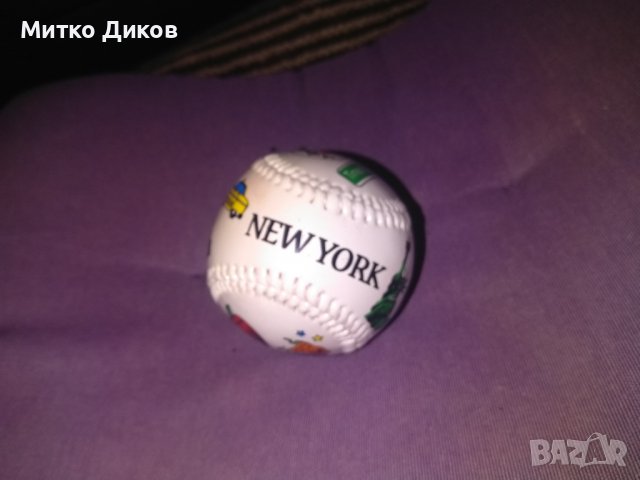 Бейзболна топка Ню Йорк нова, снимка 3 - Други спортове - 39363360