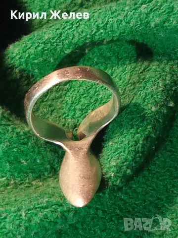 ОРИГИНАЛЕН ХУДОЖЕСТВЕН ДИЗАЙН АРТ НУВО СТИЛ СРЕБЪРЕН ПРЪСТЕН СРЕБРО 925 РЪЧНА ИЗРАБОТКА 48580, снимка 15 - Пръстени - 50192121