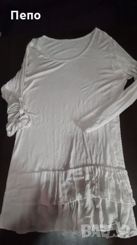 Памучна блуза, снимка 1 - Блузи с дълъг ръкав и пуловери - 29794069