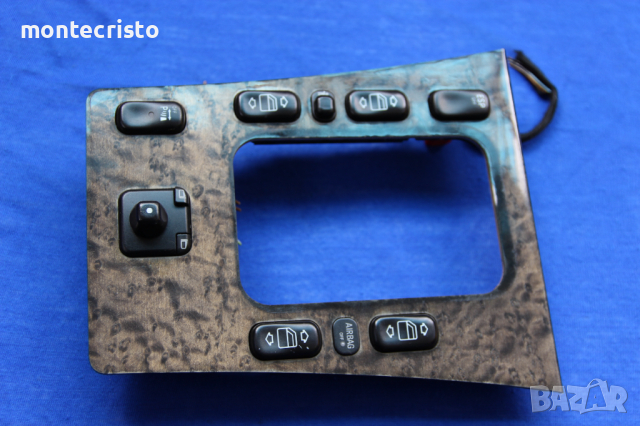 Махагон управление стъкла огледало Mercedes W210 E-class (1999-2002г.) ел.стъкла ел.огледала панел