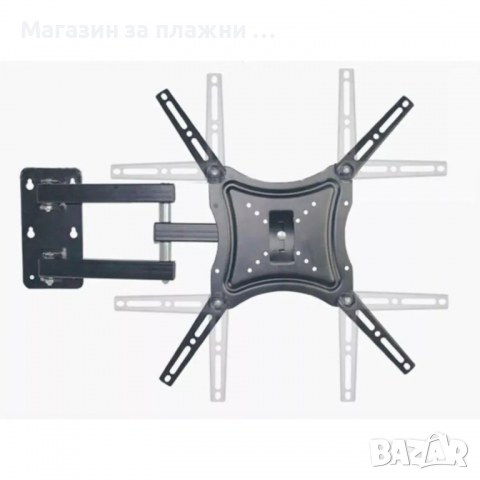 УНИВЕРСАЛНА ПОДВИЖНА СТОЙКА ЗА ТЕЛЕВИЗОР ЗА СТЕНА HOME DESIGN HDL-117B-2 14-55 ЗА МАЛКЪК,СРЕДЕН ГОЛЯ, снимка 9 - Други стоки за дома - 36383237