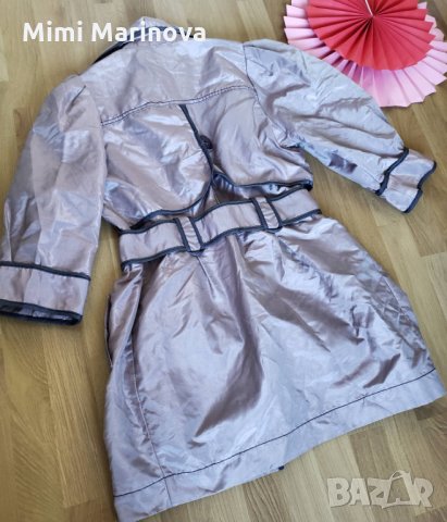 Уникално !!!Единствена бройка!Светлоотразително хамелеоново палто, снимка 4 - Якета - 30480134