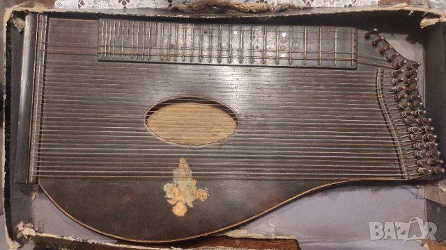 цитра стар музикален инструмент, снимка 1