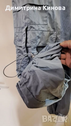 панталон сатен ,светло син ,размер s, снимка 3 - Панталони - 50534423