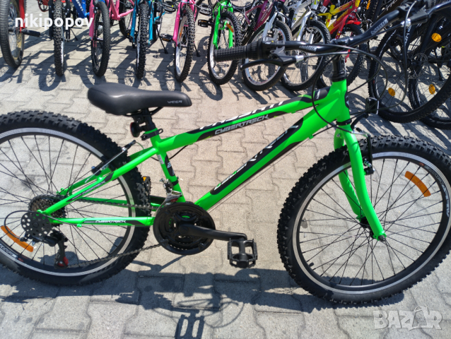 PASSATI Велосипед 24" CYBERTRECK зелен, снимка 11 - Велосипеди - 44587797