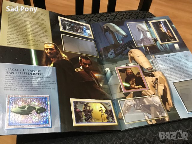 Star Wars Episode 1 Merlin 1999 Sticker Collection албум със стикери, снимка 2 - Нумизматика и бонистика - 44272301