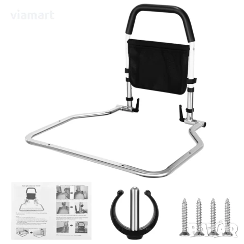 Помощна дръжка за изправяне от леглото - регулируема, стабилна, удобна, снимка 2 - Други - 50526374