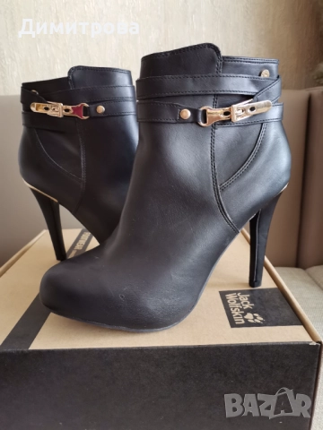 Елегантни боти с висок ток , снимка 2 - Дамски боти - 52992248
