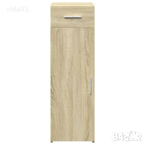 vidaXL Сайдборд, дъб сонома, 30x42,5x93 см, инженерно дърво, снимка 3 - Бюфети - 56148174