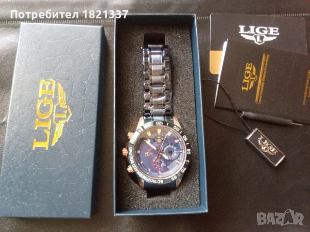 Луксозен мъжки часовник , снимка 3 - Мъжки - 50576997