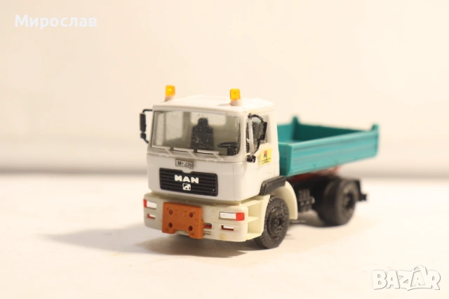 HERPA H0 1/87 MAN САМОСВАЛ КАМИОН МОДЕЛ, снимка 6 - Колекции - 54350720